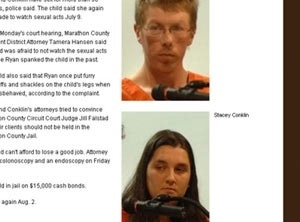 O casl de babs preso aps fazer sexo na frente de criana de 10 anos