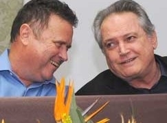 Maggi e Rossi esbanjaram sintonia em visita oficial do ministro a Cuiab, no comeo do ms