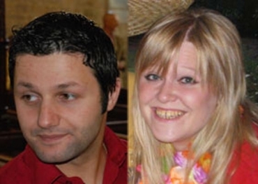 Florin Marion Codreanu e a vtima, a britnica Marie. 