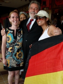 Ap�s elimina��o da Argentina, Lula tira foto com