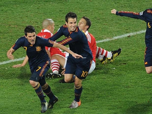 Decisivo, David Villa fez seu quinto gol na Copa e se isolou na artilharia