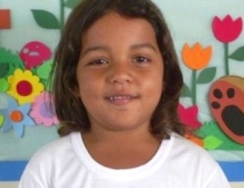 Sara Vit�ria, de 05 anos, desapareceu h� quatro semanas.