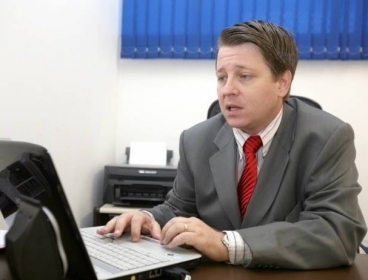 O advogado Alexandre Nery, que defende o acusado Andr Souza 