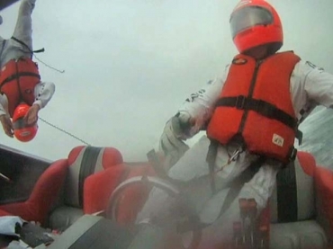 Copiloto Patrick Huybreghts foi lanado ao mar 