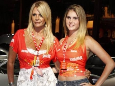 Monique diz que est preocupada com segurana de sua filha, Brbara