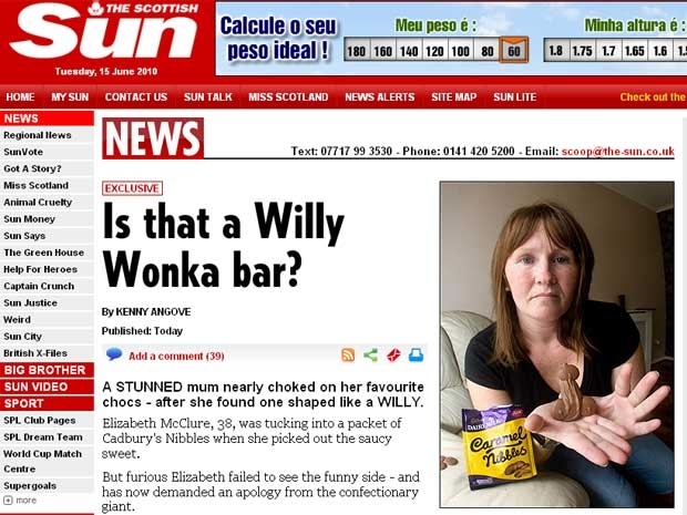 Elizabeth McClure no gostou da brincadeira