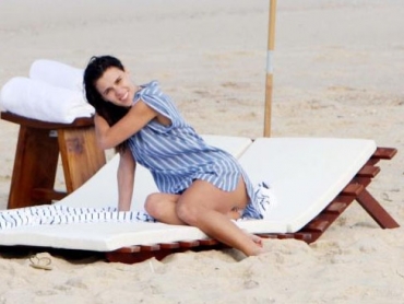 Carolina Dieckmann na gravao de Passione, onde se desentendeu com um dos diretores da novela