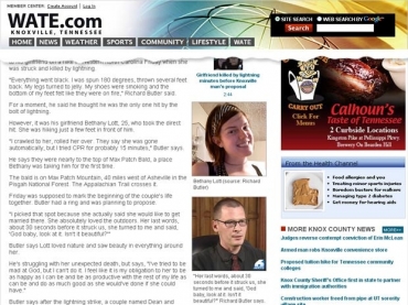 O casal em foto publicada por site da TV local. 