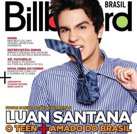 Luan Santana estampa capa da revista Billboard Brasil