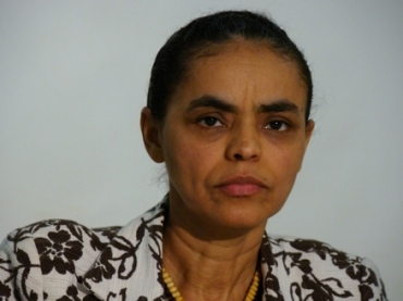 A pr�-candidata do Partido Verde � presid�ncia da Rep�blica, Marina Silva 