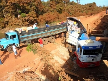 Motorista perdeu o controle por conta de obras no local