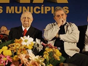 O presidente Lula e o vice-presidente Jos Alencar