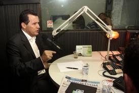 Governador Silval Barbosa concede entrevista  Rdio CBN de Cuiab (Grupo Gazeta)