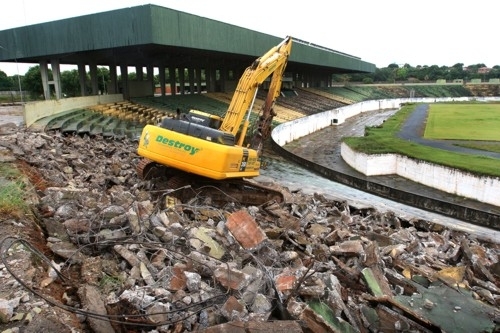 Incio das obras da nova arena do Verdo