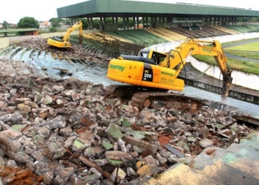 Incio das obras da nova arena do Verdo