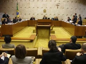 O plenrio do Supremo Tribunal Federal (STF) durante sesso desta quinta-feira (29)