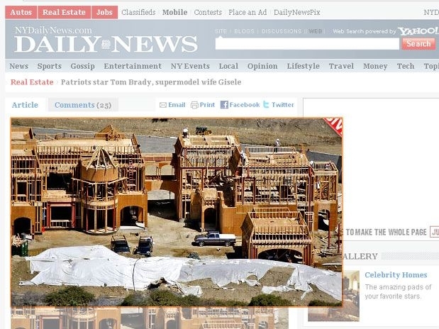 Valor da manso  estimado em cerca de R$ 35 milhes de reais