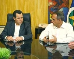 Governador Silval Barbosa vem mantendo um bom di�logo com o prefeito de Rondon�polis, Z� Carlos do P�tio