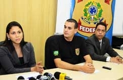 Em entrevista coletiva, delegados da PF detalharam as investigaes sobre o suposto esquema de desvio de recursos