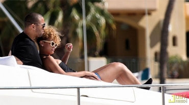 A cantora Rihanna e o jogador de beisebol Matt Kemp, que assumiram namoro