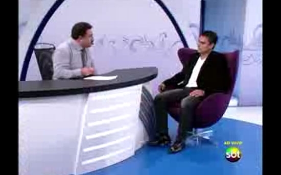 O apresentador Ratinho teve sua melhor audincia hoje com a exibio de uma entrevista de Guilherme de Pdua