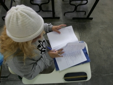 Detenta faz prova em presdio no Estado de So Paulo