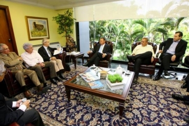 Governador Blairo Maggi recebe o presidente da Cluster Bioenergia Jo�o Meirelles