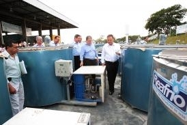 Blairo Maggi inaugura Central de Distribuio e faz entrega de equipamentos para apoio e suporte da Agricultura Familiar