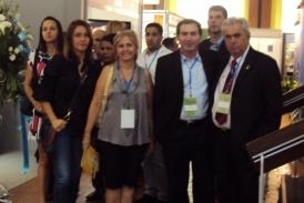 Grupo de Mato-grossenses visita estandes na Expocomer em busca de novos negcios  