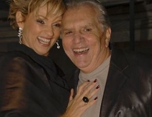 Andra Nbrega ao lado do ex-marido, Carlos Alberto de Nbrega