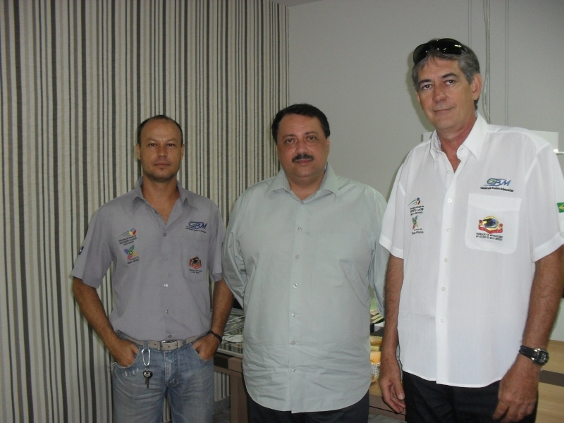 Haroldo Pires-Diretor de Prova, Luiz Jacarand-Diretor Geral do Rally Berohok e Nelson Campos-Pres.FMMT