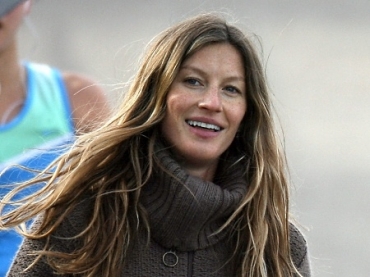 A brasileira Gisele B�nchen � considerada uma das mais bonitas modelos do mundo