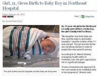 A av do beb e me da garota afirma que as duas esto passando bem aps o parto.