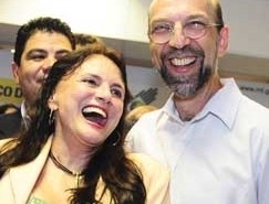 Deputado federal Carlos Abicalil e a senadora Serys em evento na Capital, na segunda-feira passada