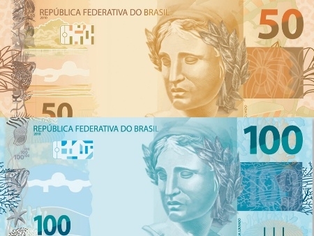 Novas cdulas de R$ 100 e de R$ 50 tm mudanas na disposio dos animais