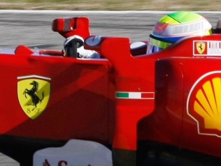 Felipe Massa foi pouco tempo mais rpido que Pedro de la Rosa, da Sauber, e Nico Rosberg, da Mercedes
