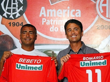 Bebeto e Romrio enfrentaro o amigo Joel no jogo entre Botafogo x Amrica