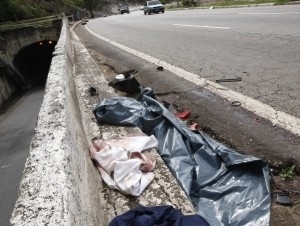 Local onde aconteceu o atropelamento do cad�ver, em Belo Horizonte, Minas Gerais.