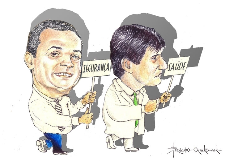 Digenes Curado, da Justia e Segurana Pblica, e Augustinho Moro, da Sade, enfrentam dificuldades de gesto