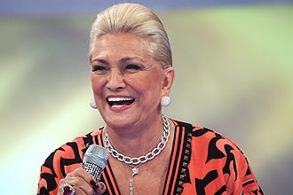 A apresentadora Hebe Camargo, que est 
