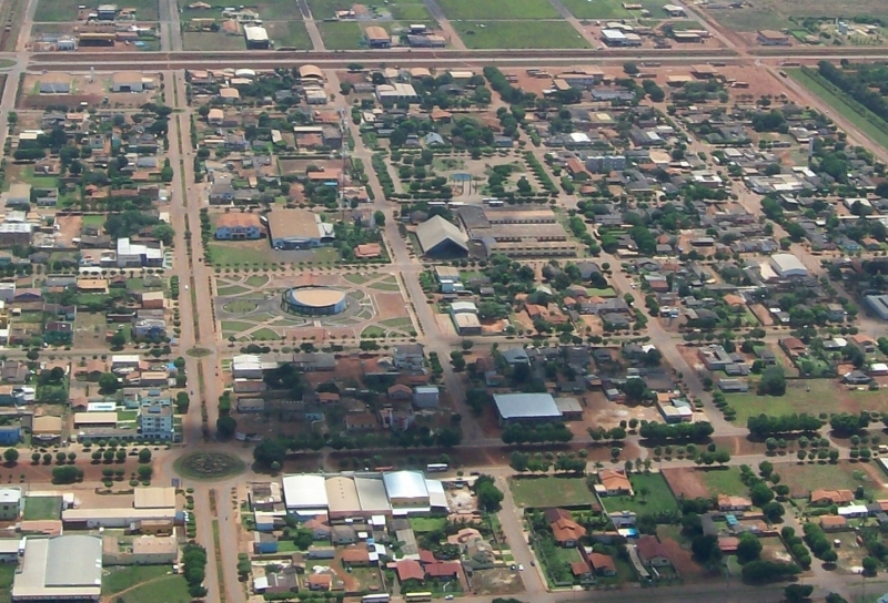 Municpio de Sapezal, a 480 quilmetros de Cuiab.
