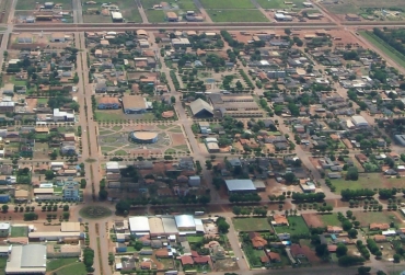 Munic�pio de Sapezal, a 480 quil�metros de Cuiab�. 