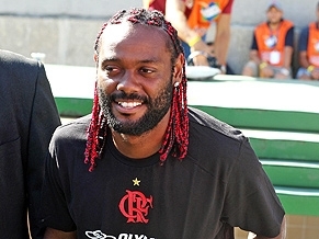 Love foi ao Maracan neste domingo assistir ao jogo do Flamengo contra o Duque de Caxias