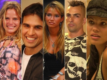 Dois dos cinco ex-participantes voltaro para a casa