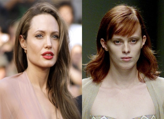 Angelina Jolie perdeu seu posto de garota-propaganda para a modelo Karen Elson