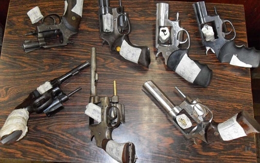 Apreenses de armas aumentam 112%