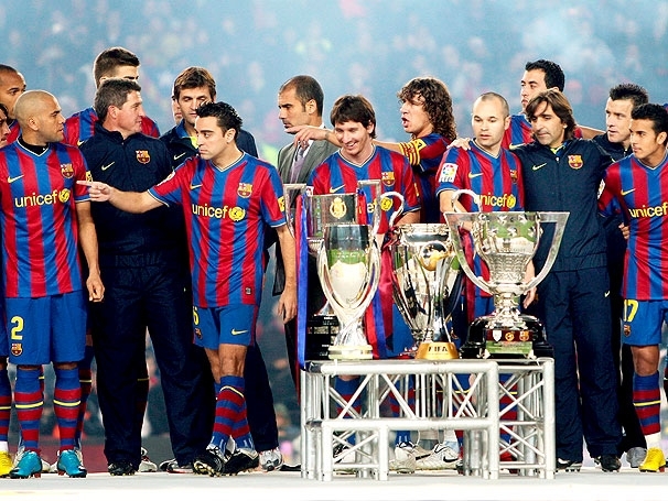 Barcelona foi campeo de tudo em 2009