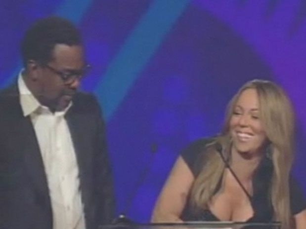 Mariah Carey levou o pblico s gargalhadas ao receber prmio de atriz revelao na Califrnia