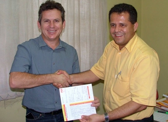 Mauro Mendes e Valtenir Pereira: jantar na casa do empres�rio para aparar as arestas