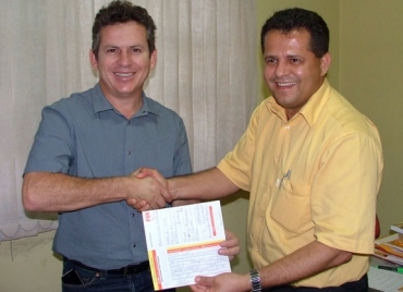 Mauro Mendes e Valtenir Pereira: jantar na casa do empres�rio para aparar as arestas 